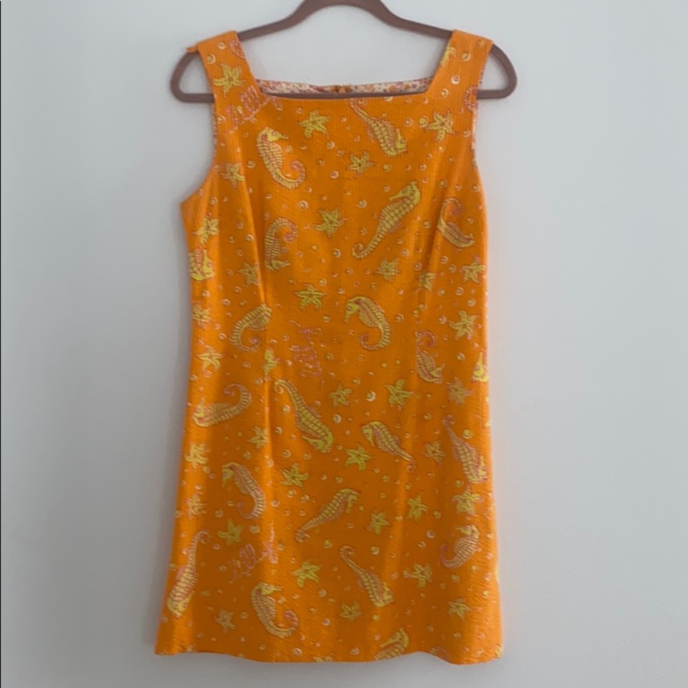 Lilly Pulitzer seersucker shift size 10 dress